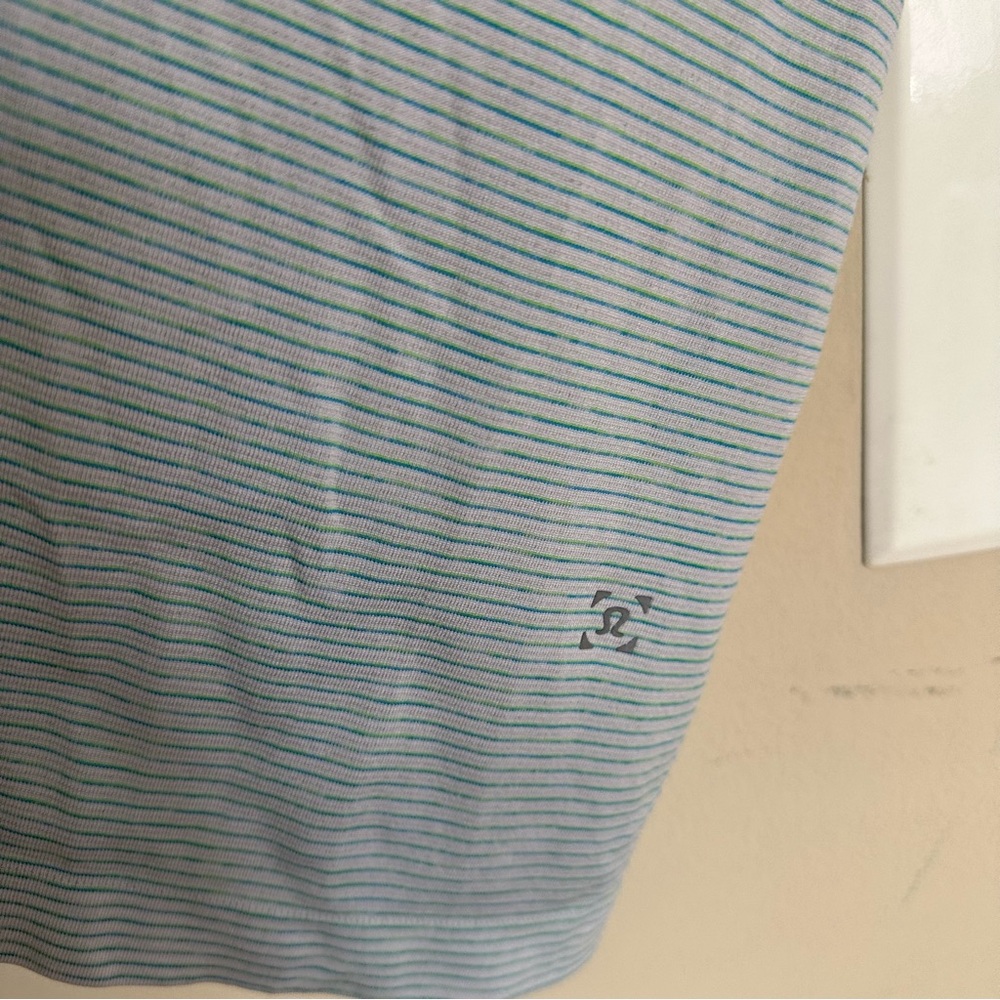 Mens Basic Striped Lululemon Tee - image 2
